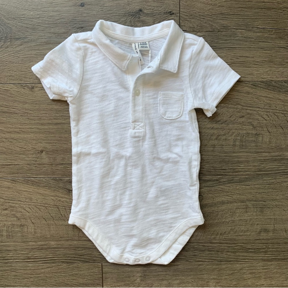 Janie & Jack Baby Polo Onesie